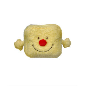 Plushf - Yellow smiling flowerpot planter plush